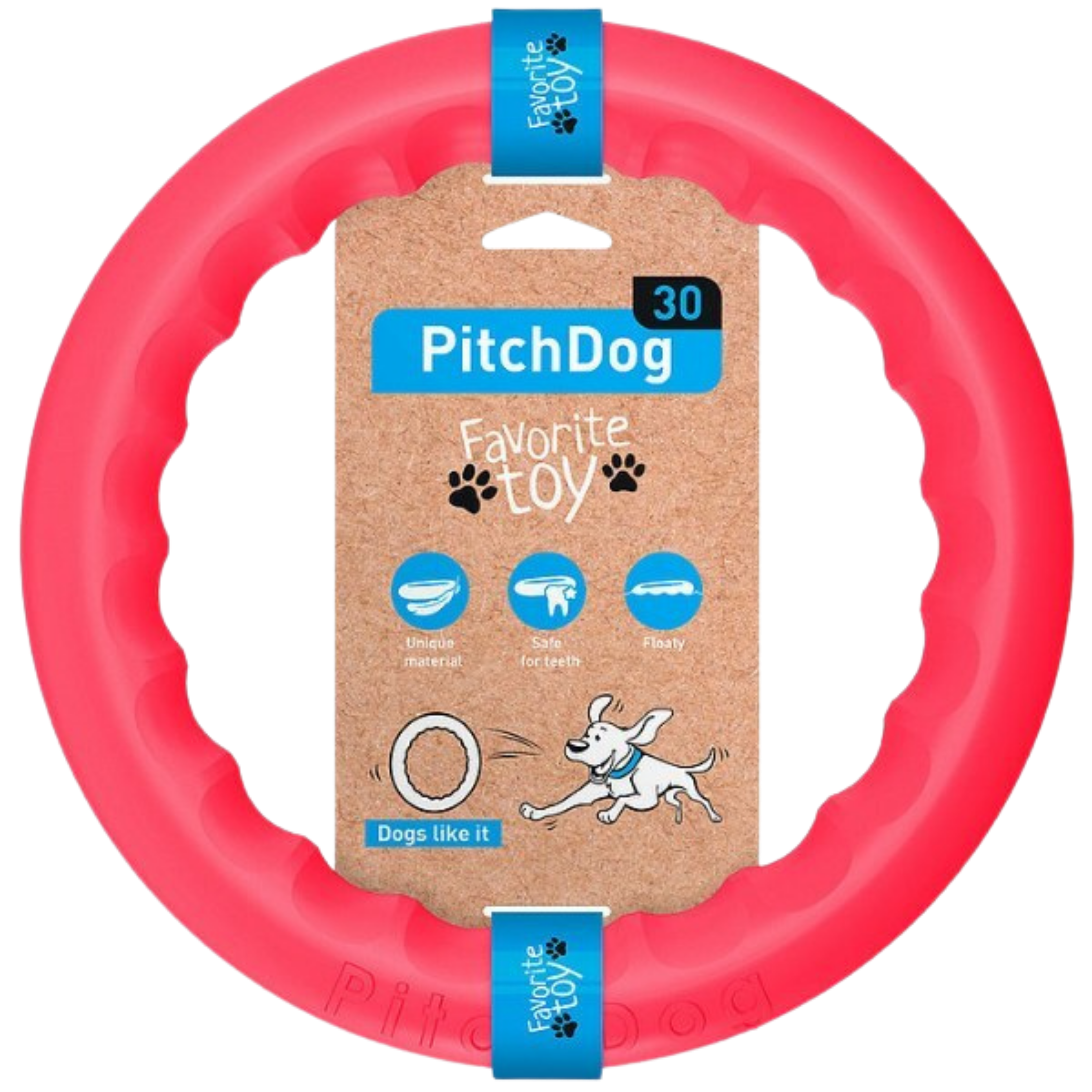 Pitch Dog | Fetch Ring | Pink