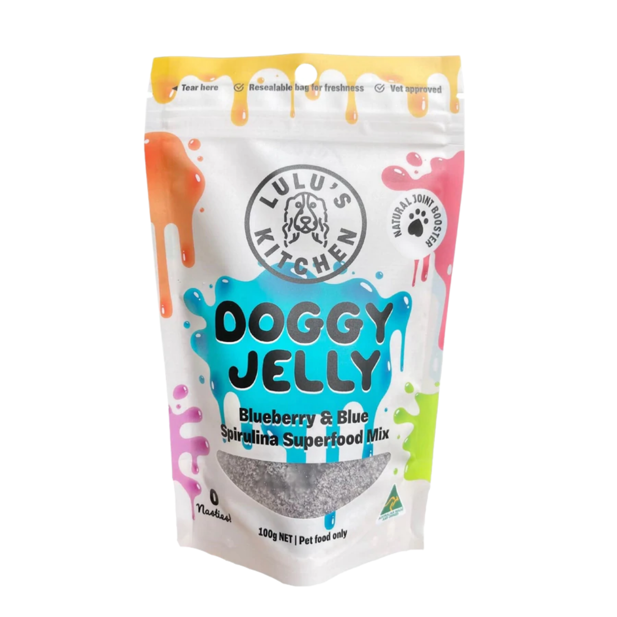 Doggy Jelly | Blueberry & Blue Spirulina Superfood Jelly